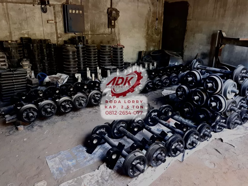 Proyek pengadaan 440 set Roda Lori Batu Bara Kap. 2,5 Ton tahun 2017